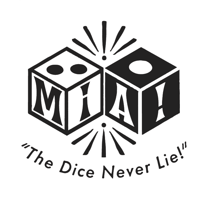 MiA! dice game logo